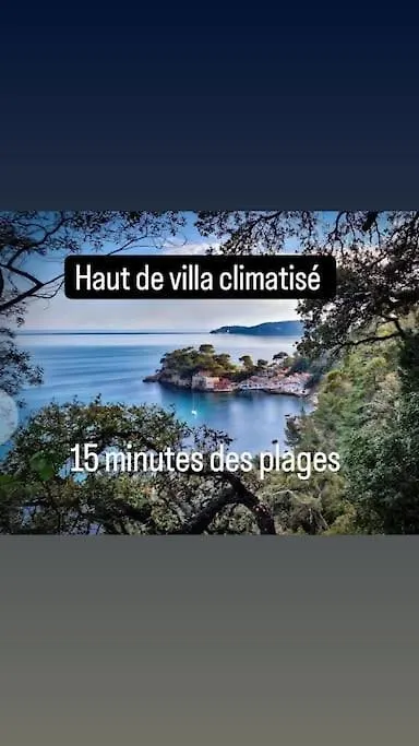 Haut De Villa 3 Chambres Climatisation, Wifi , Terasse Et Jardin Toulon France